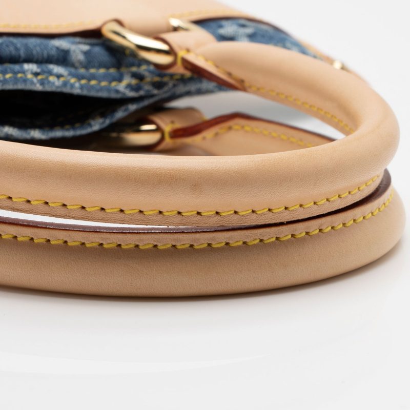 Louis Vuitton Monogram Denim Sac Plat Tote (SHF-mkC7Vd) - Image 11
