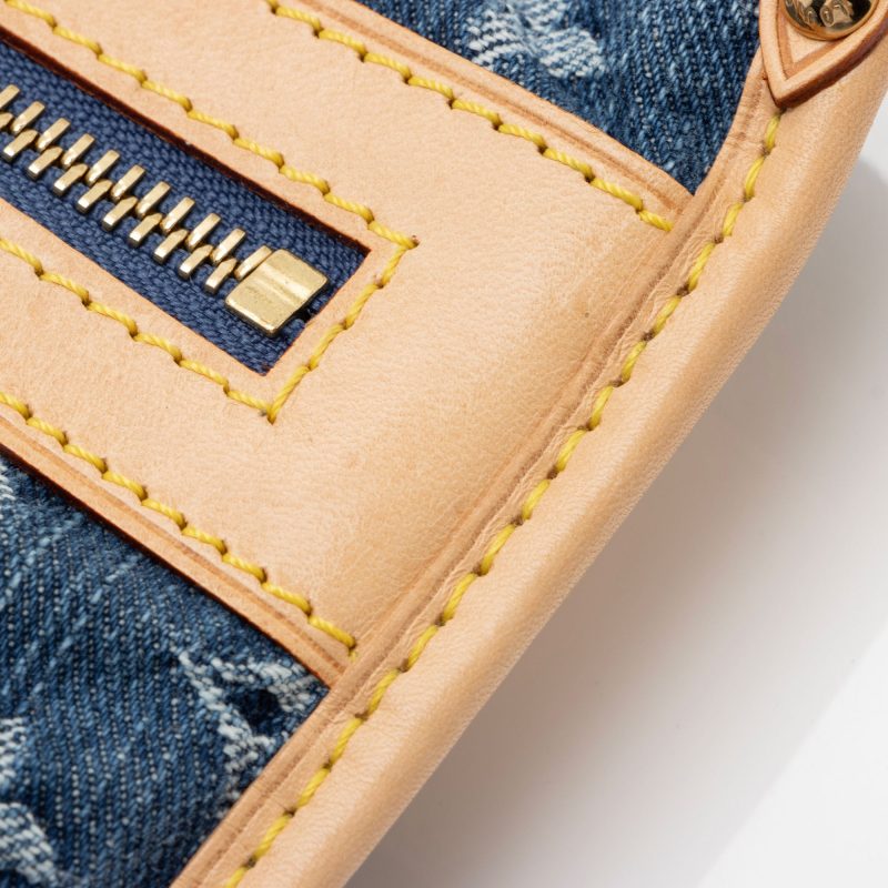 Louis Vuitton Monogram Denim Sac Plat Tote (SHF-mkC7Vd) - Image 13