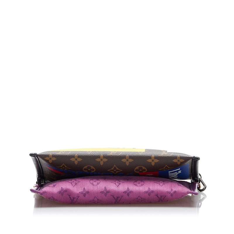 Louis Vuitton Monogram Double Flat Messenger (SHG-gNIeGV) - Image 3