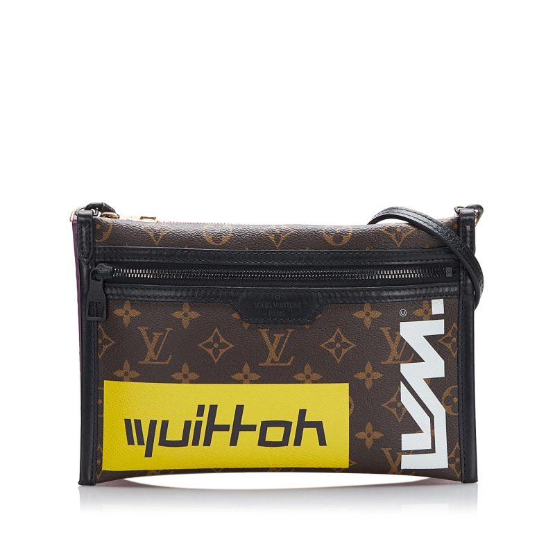 Louis Vuitton Monogram Double Flat Messenger (SHG-gNIeGV) - Image 14