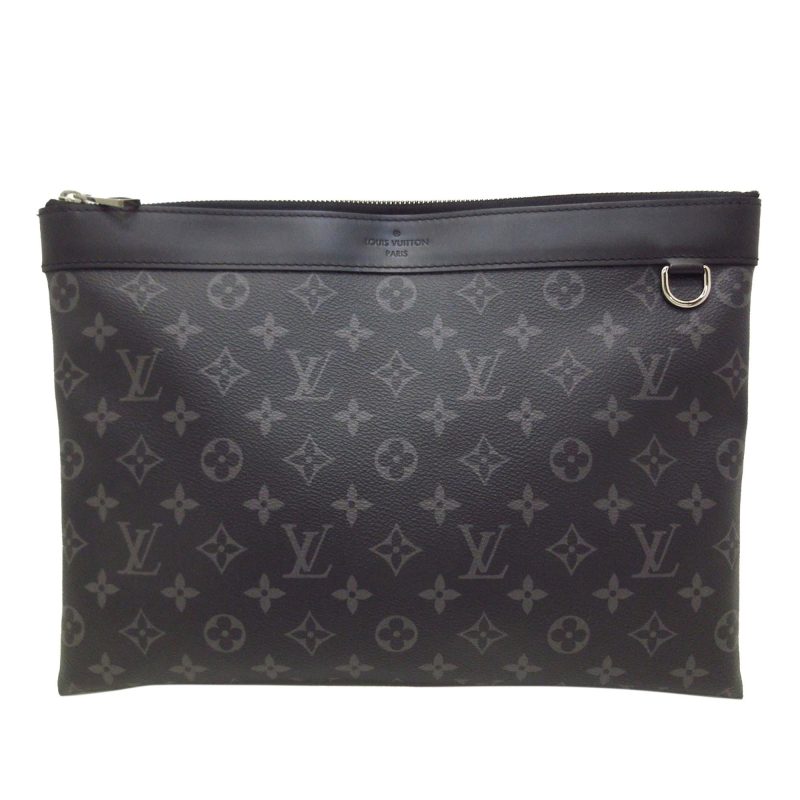Louis Vuitton Monogram Eclipse Discovery Pochette (SHG-H5M49L) - Image 15