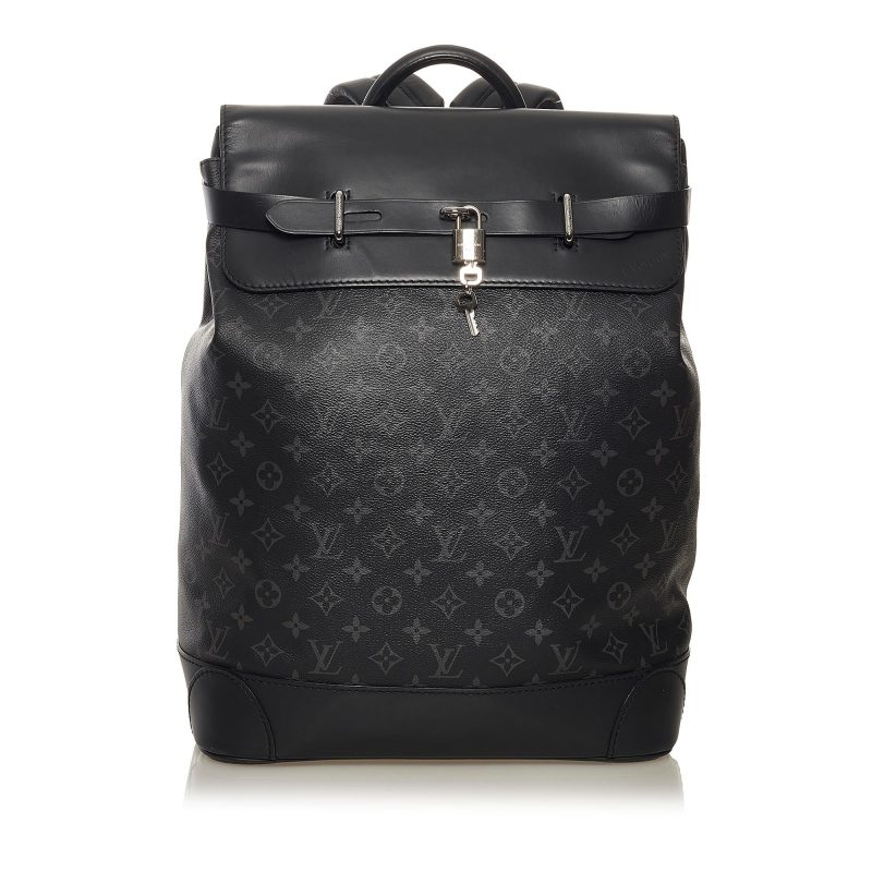Louis Vuitton Monogram Eclipse Steamer (SHG-34211) - Image 11