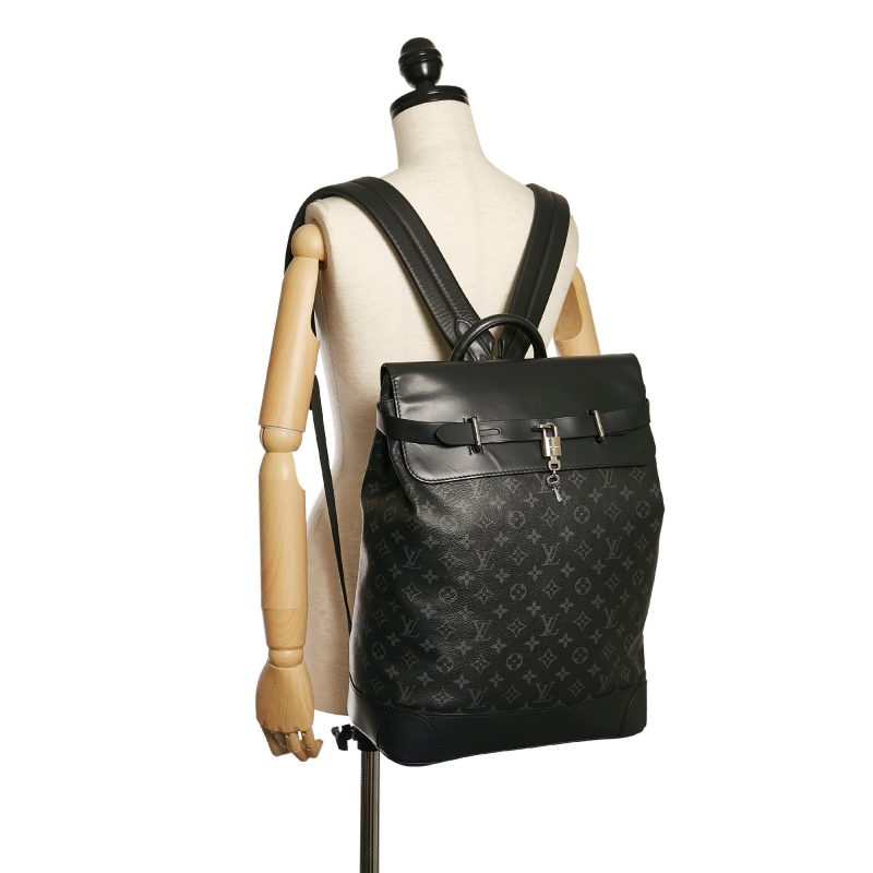 Louis Vuitton Monogram Eclipse Steamer (SHG-34211) - Image 4