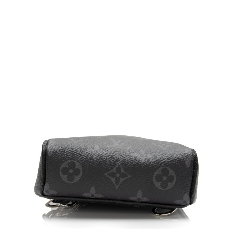 Louis Vuitton Monogram Eclipse Taiga Leather Taigarama Outdoor Sling Bag (SHF-23939) - Image 3