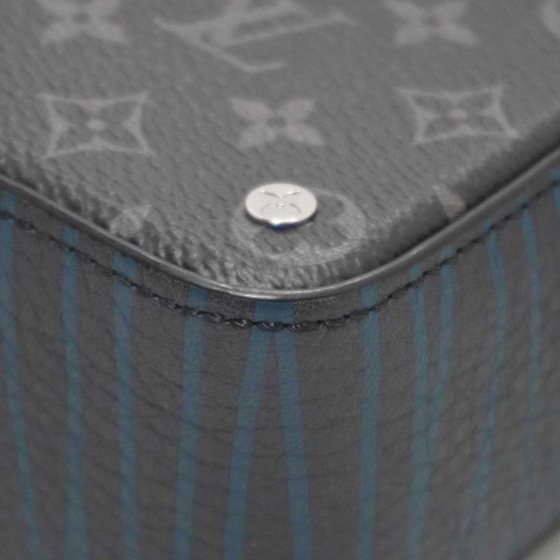 Louis Vuitton Monogram Eclipse Volga on Strap (SHG-nbZGeD) - Image 12