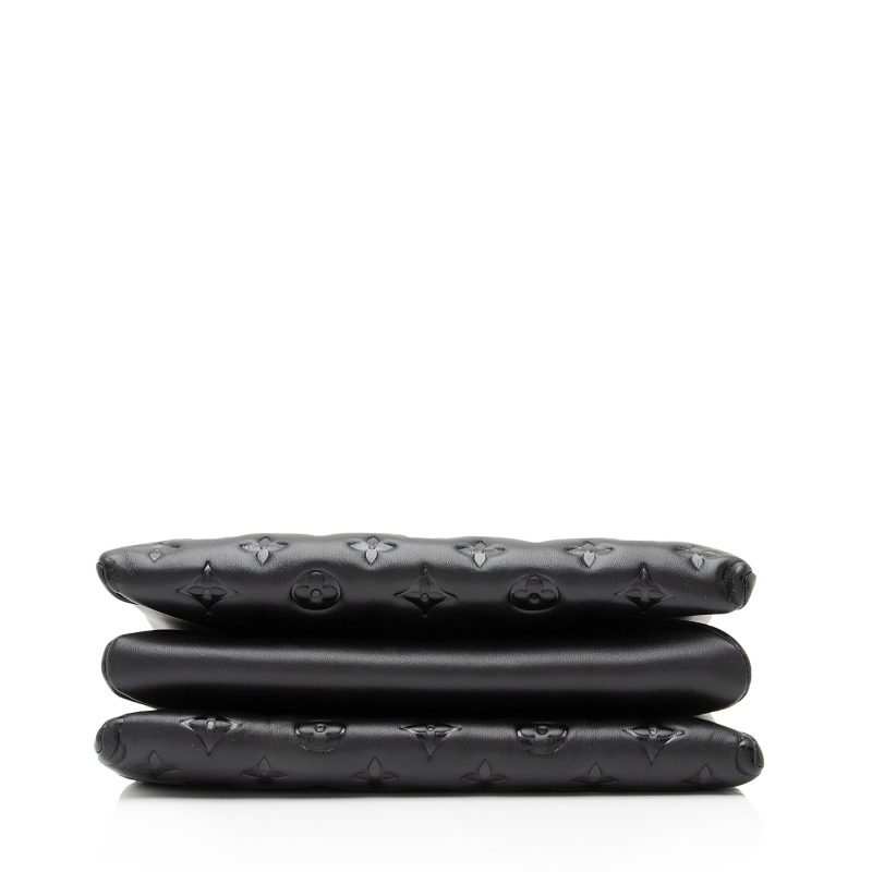 Louis Vuitton Monogram Embossed Lambskin Coussin PM Shoulder Bag (SHF-23655) - Image 3