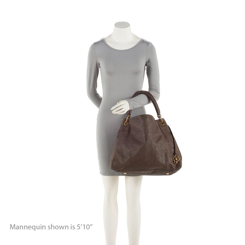 Louis Vuitton Monogram Empreinte Artsy MM Shoulder Bag (SHF-20915) - Image 4