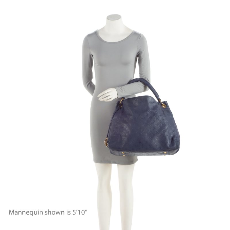 Louis Vuitton Monogram Empreinte Artsy MM Shoulder Bag (SHF-E7RR7v) - Image 4
