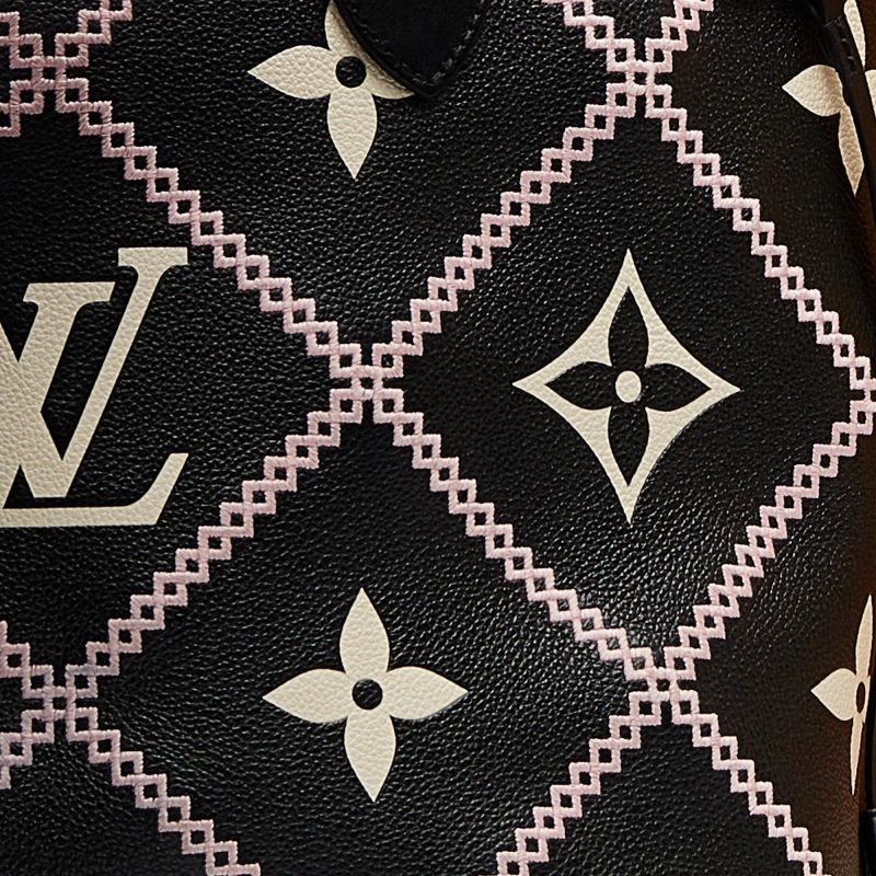 Louis Vuitton Monogram Empreinte Giant Broderies Neverfull MM (SHG-xRWoVc) - Image 9