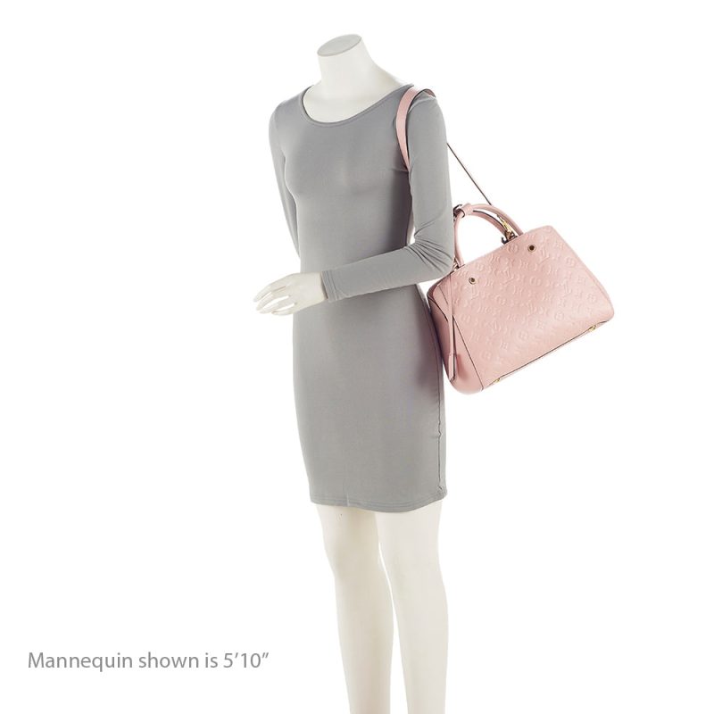 Louis Vuitton Monogram Empreinte Montaigne MM Satchel (SHF-21724) - Image 4