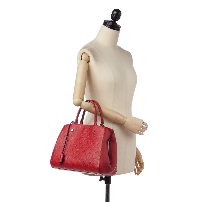 Louis Vuitton Monogram Empreinte Montaigne MM (SHG-34487) - Image 9