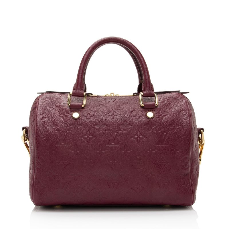 Louis Vuitton Monogram Empreinte Speedy Bandouliere 25 Satchel (SHF-7YVpMd) - Image 2