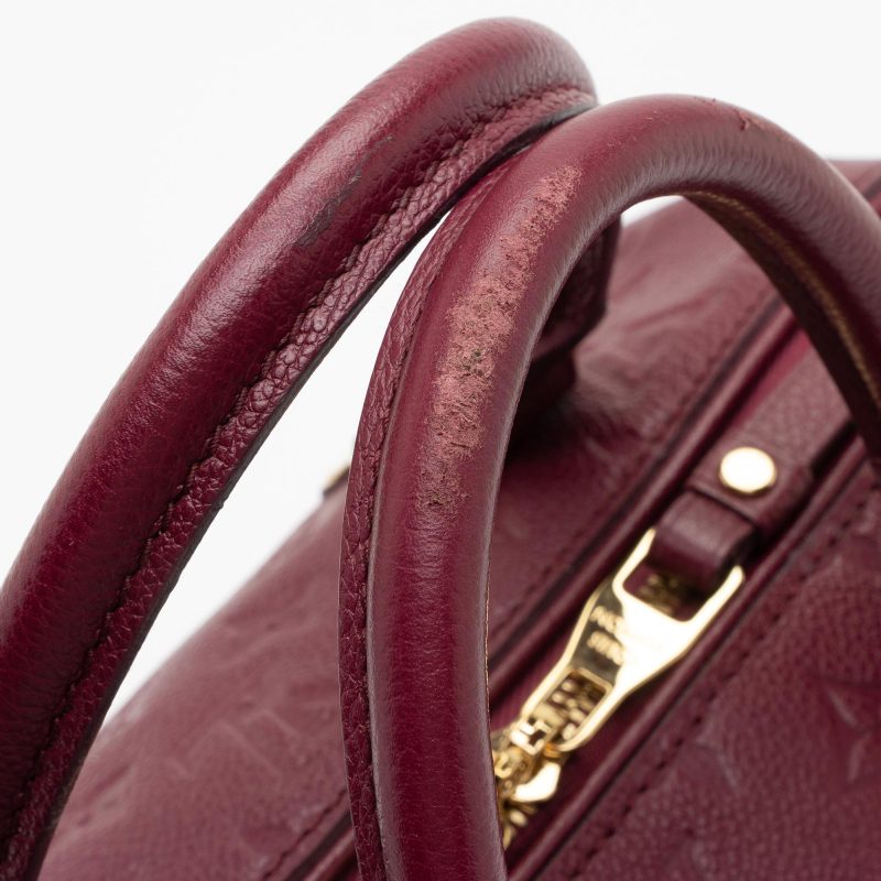 Louis Vuitton Monogram Empreinte Speedy Bandouliere 25 Satchel (SHF-7YVpMd) - Image 16