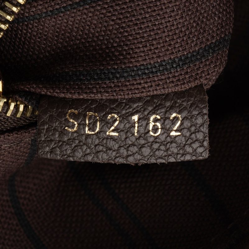 Louis Vuitton Monogram Empreinte Speedy Bandouliere 25 Satchel (SHF-Ye2dun) - Image 5