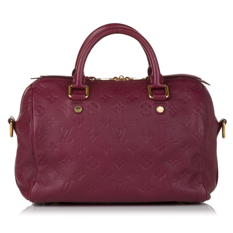 Louis Vuitton Monogram Empreinte Speedy Bandouliere 25 (SHG-32623) - Image 2
