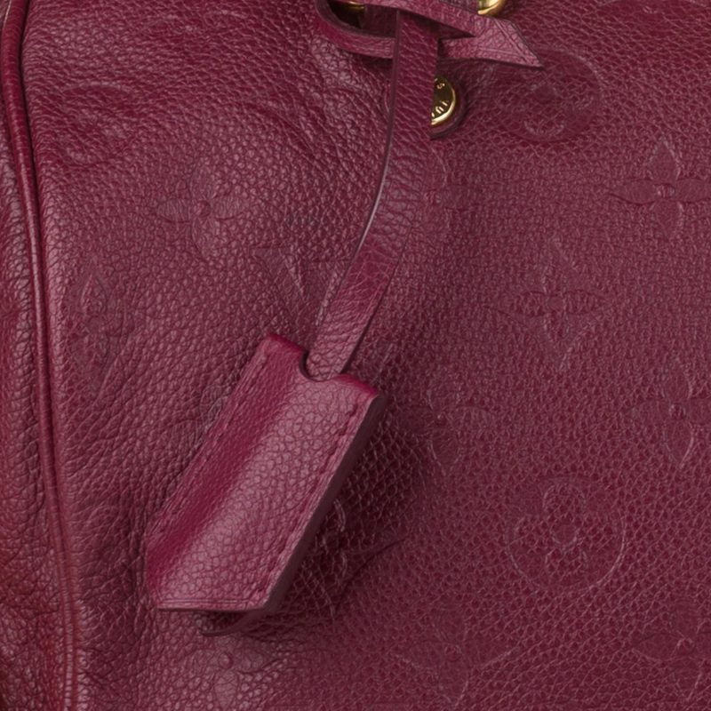 Louis Vuitton Monogram Empreinte Speedy Bandouliere 25 (SHG-32623) - Image 7