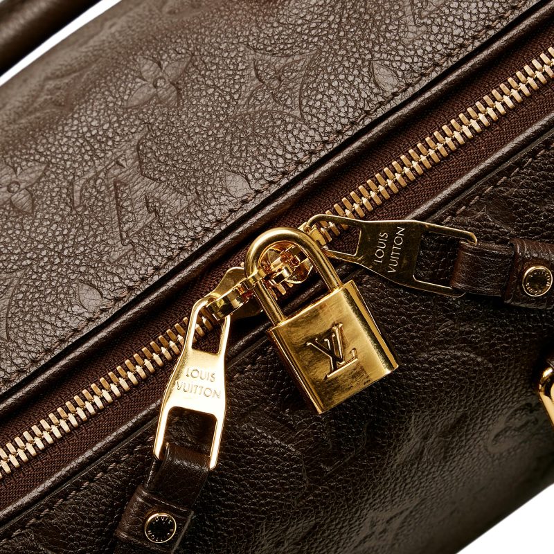 Louis Vuitton Monogram Empreinte Speedy Bandouliere 25 (SHG-5xN2SW) - Image 9