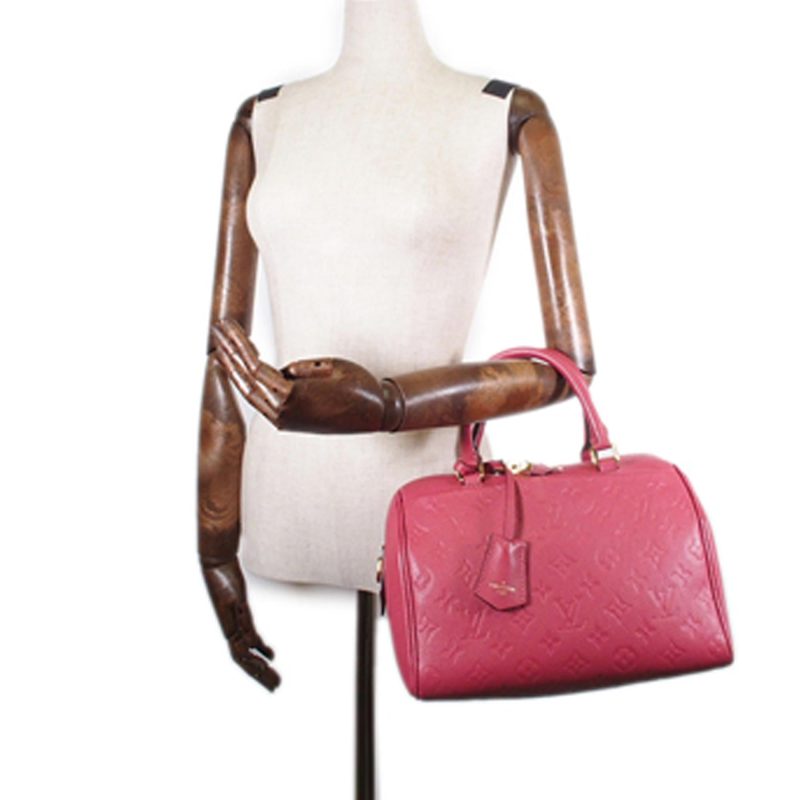 Louis Vuitton Monogram Empreinte Speedy Bandouliere 25 (SHG-RbEicn) - Image 15