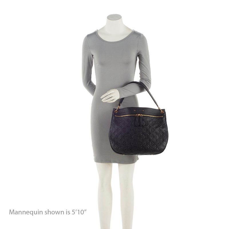 Louis Vuitton Monogram Empreinte Spontini Shoulder Bag (SHF-21404) - Image 4