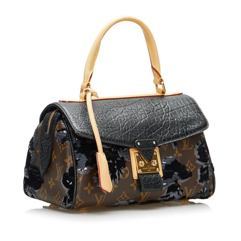 Louis Vuitton Monogram Fleur de Jais Carrousel (SHG-eexu39)