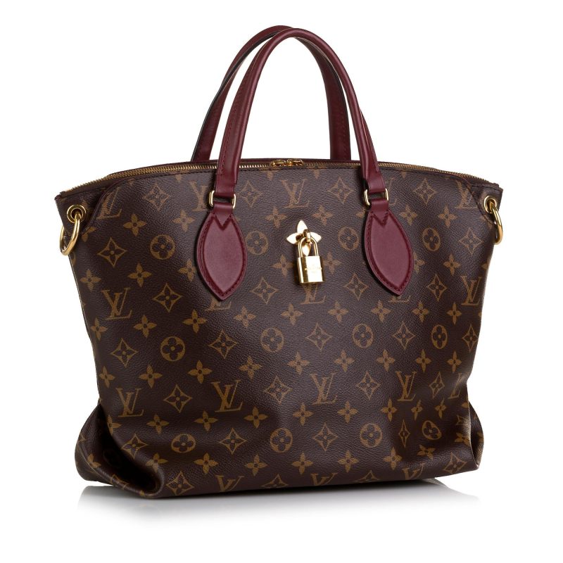 Louis Vuitton Monogram Flower Zipped Tote MM (SHG-W0LVmv)