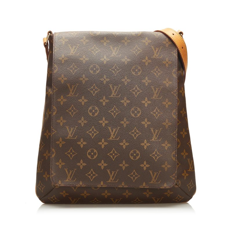 Louis Vuitton Monogram GM Musette Salsa Long Strap (SHG-35149) - Image 8