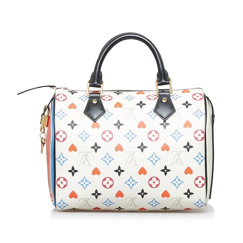 Louis Vuitton Monogram Game On Speedy Bandouliere 25 (SHG-G6gb36) - Image 2