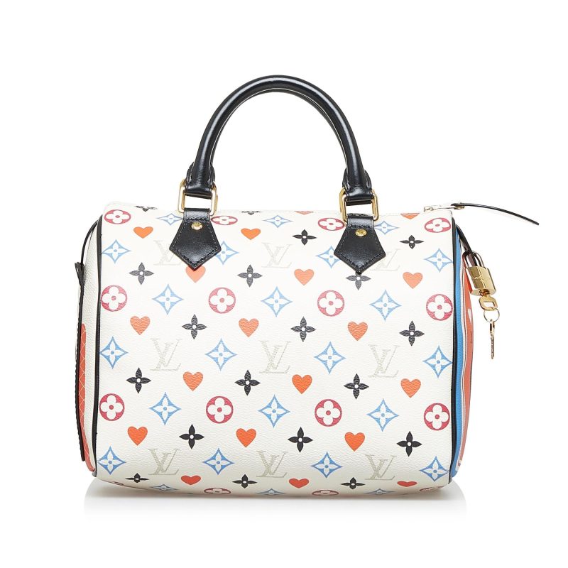 Louis Vuitton Monogram Game On Speedy Bandouliere 25 (SHG-G6gb36) - Image 11