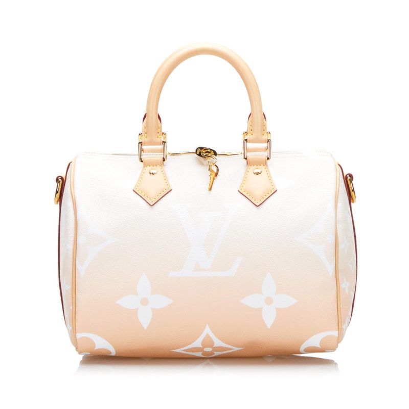 Louis Vuitton Monogram Giant By The Pool Speedy Bandouliere 25 (SHG-lpOsSm) - Image 11