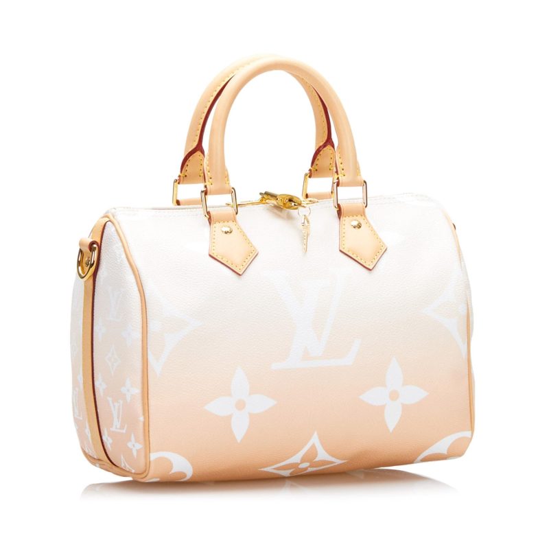 Louis Vuitton Monogram Giant By The Pool Speedy Bandouliere 25 (SHG-lpOsSm)