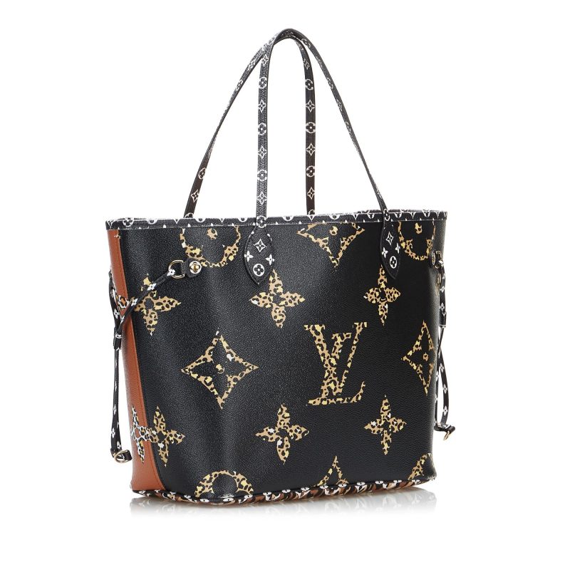 Louis Vuitton Monogram Giant Jungle Neverfull MM (SHG-4HIPD2)