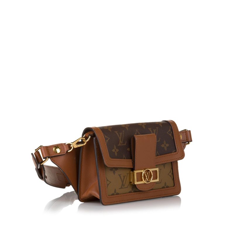 Louis Vuitton Monogram Giant Reverse Dauphine Bumbag (SHG-34448)