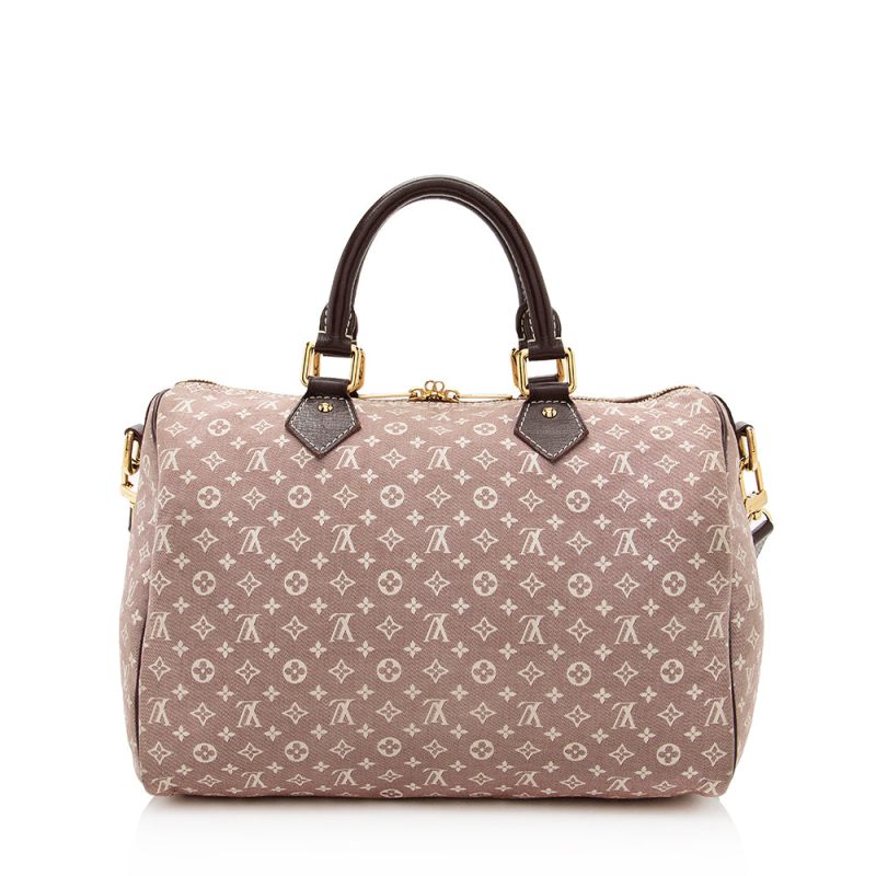 Louis Vuitton Monogram Idylle Speedy Bandouliere 30 Satchel (SHF-19858) - Image 2