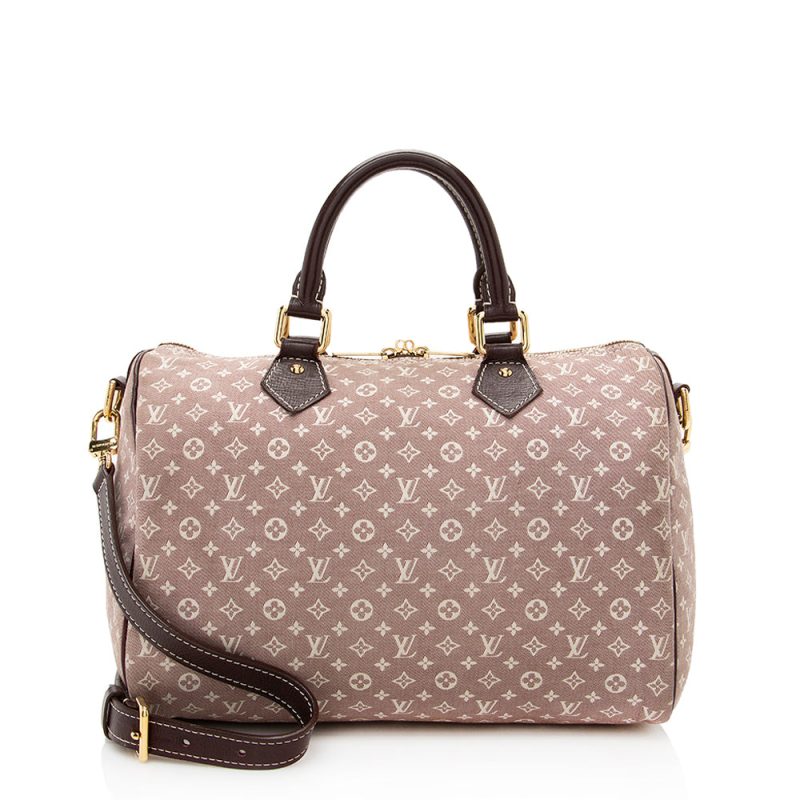 Louis Vuitton Monogram Idylle Speedy Bandouliere 30 Satchel (SHF-19858) - Image 16