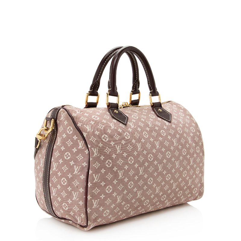Louis Vuitton Monogram Idylle Speedy Bandouliere 30 Satchel (SHF-19858)