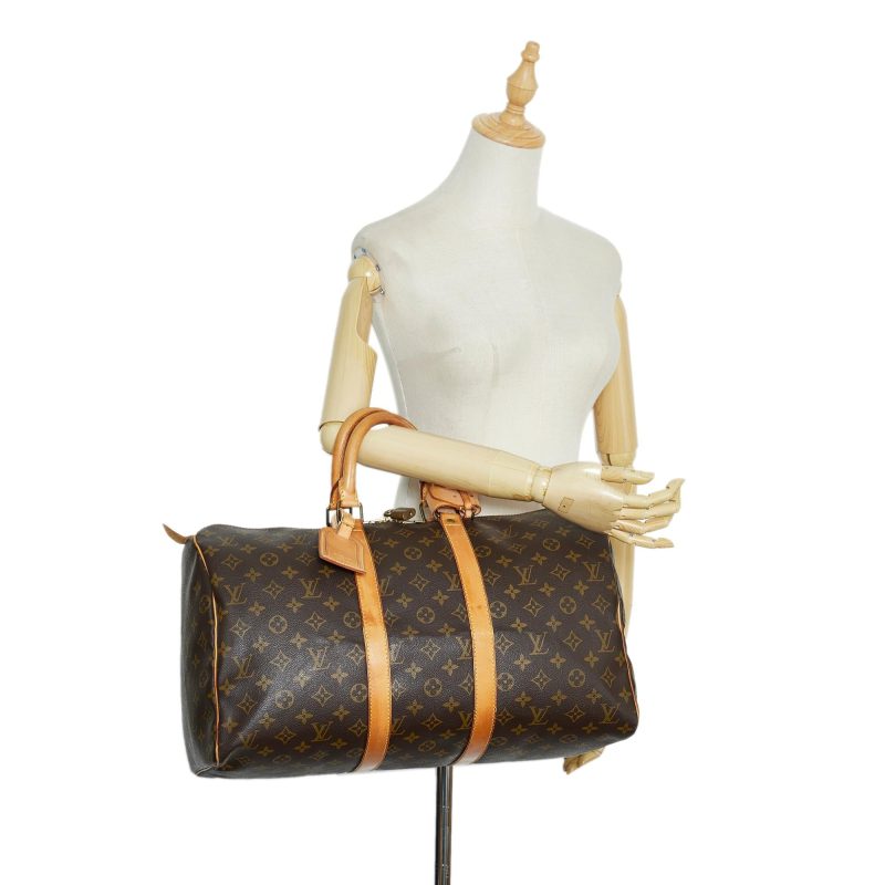 Louis Vuitton Monogram Keepall 45 (SHG-SGCG8q) - Image 4