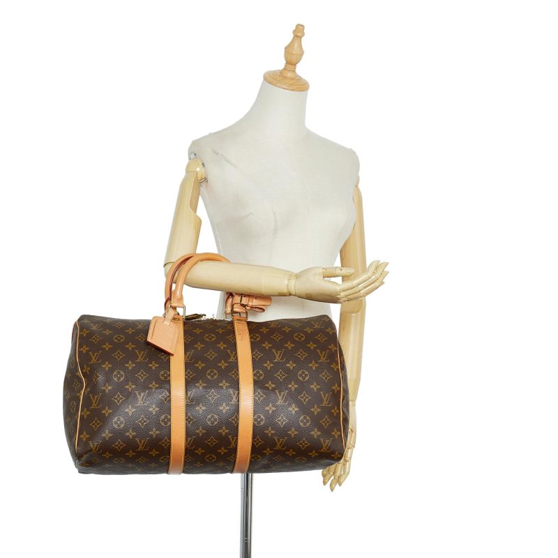 Louis Vuitton Monogram Keepall 45 (SHG-z1qZzy) - Image 4