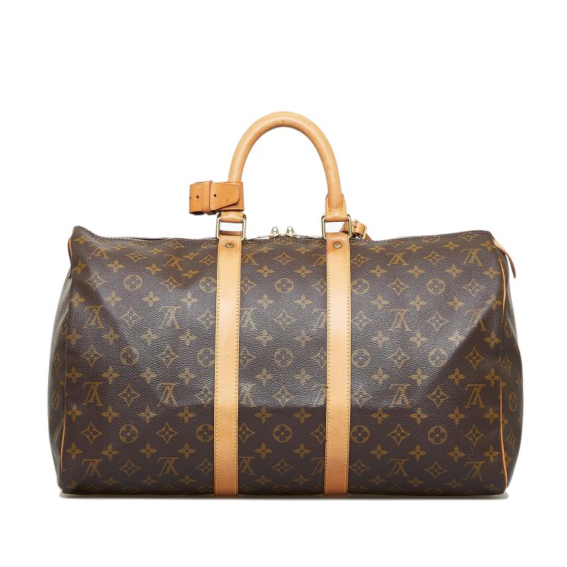 Louis Vuitton Monogram Keepall 45 (SHG-TbBeop) - Image 2