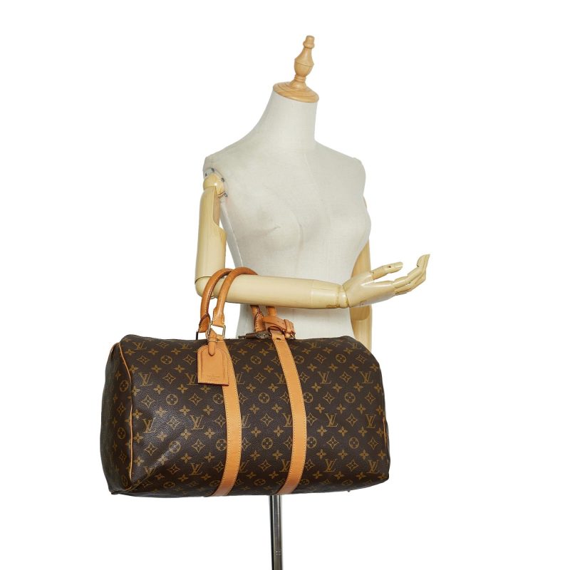 Louis Vuitton Monogram Keepall 45 (SHG-8eyuZJ) - Image 4