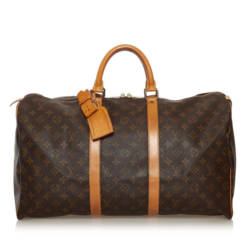 Louis Vuitton Monogram Keepall 50 (SHG-36324) - Image 9