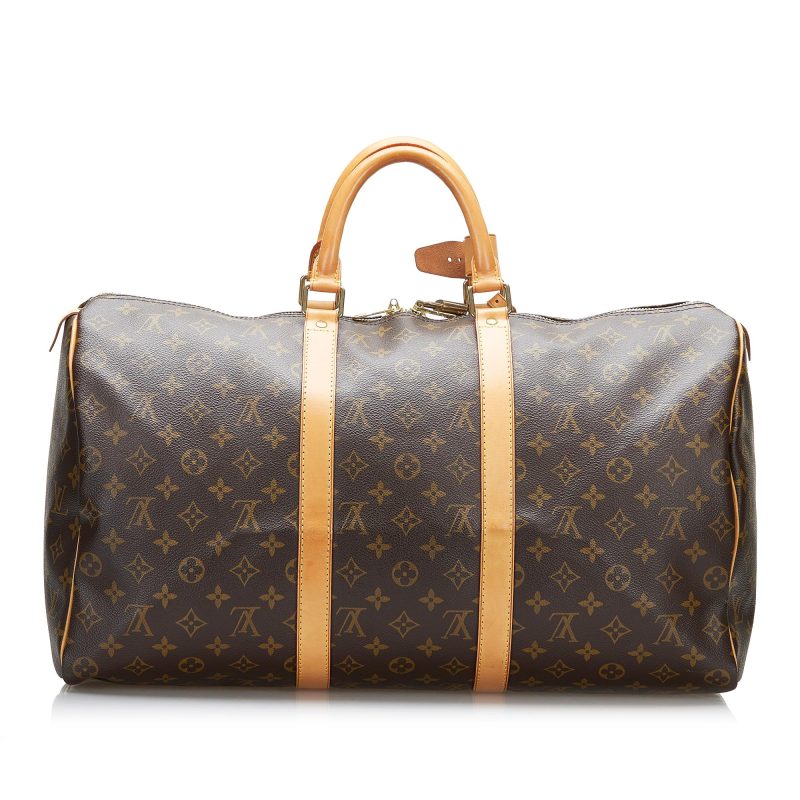 Louis Vuitton Monogram Keepall 50 (SHG-Qa6rR5) - Image 2