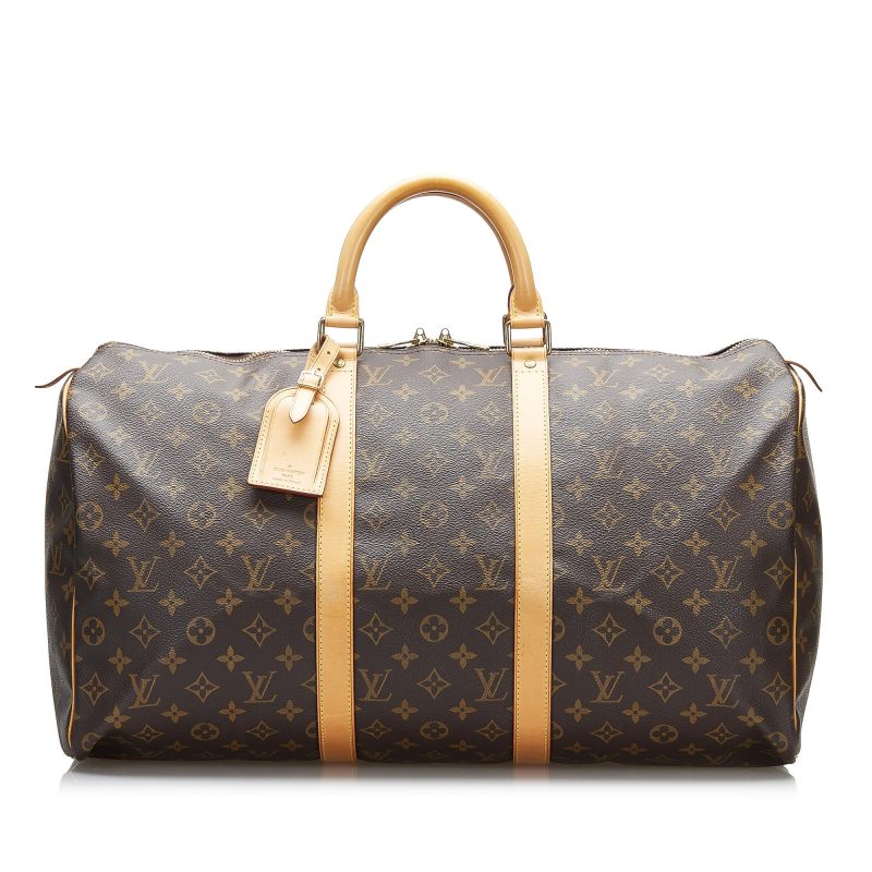 Louis Vuitton Monogram Keepall 50 (SHG-AKQ2H9) - Image 12