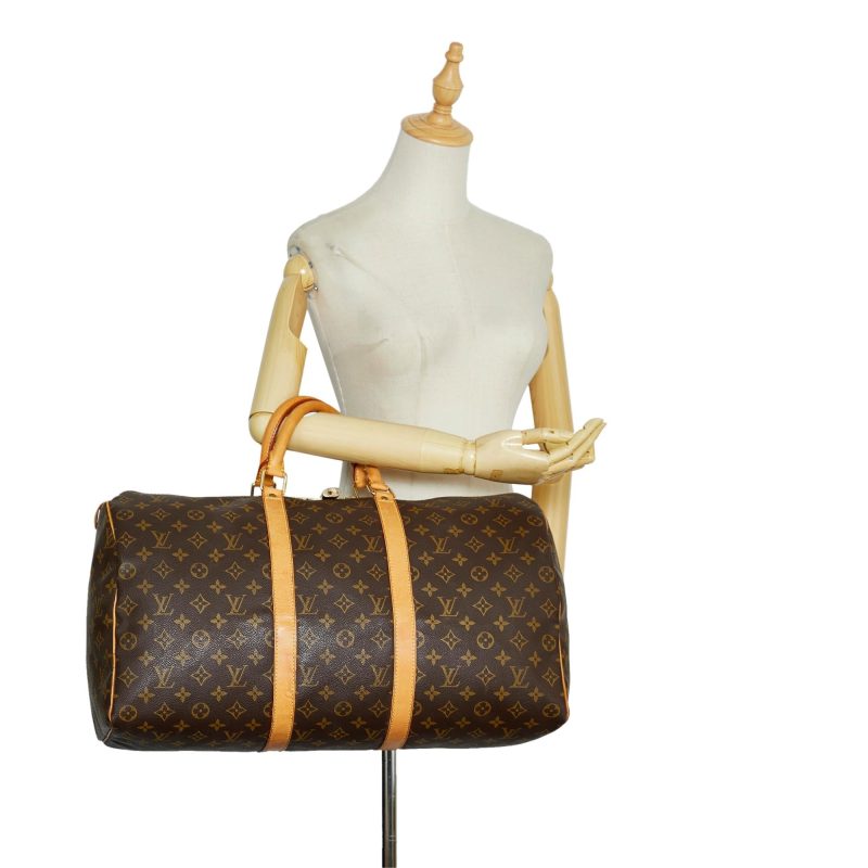 Louis Vuitton Monogram Keepall 50 (SHG-AVvygw) - Image 4