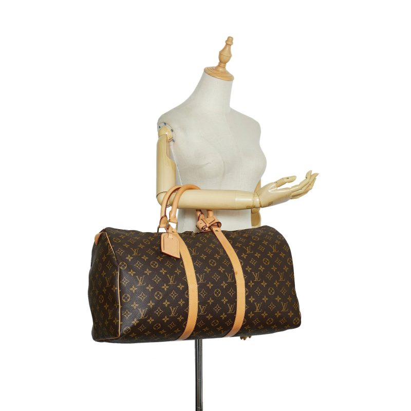 Louis Vuitton Monogram Keepall 50 (SHG-kDPkQu) - Image 4