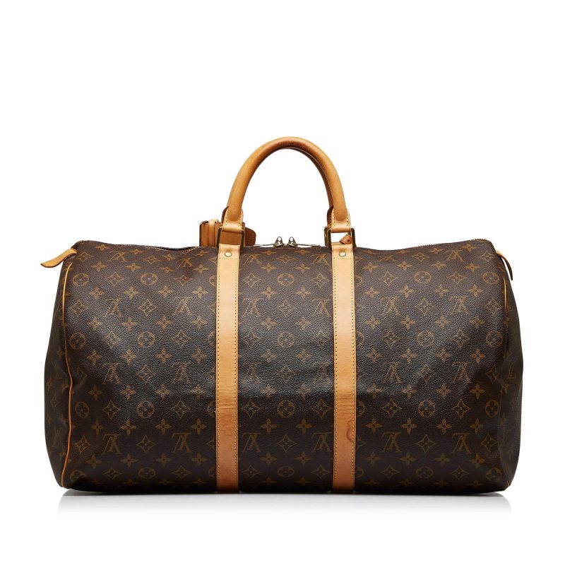 Louis Vuitton Monogram Keepall 50 (SHG-37vfEj) - Image 2