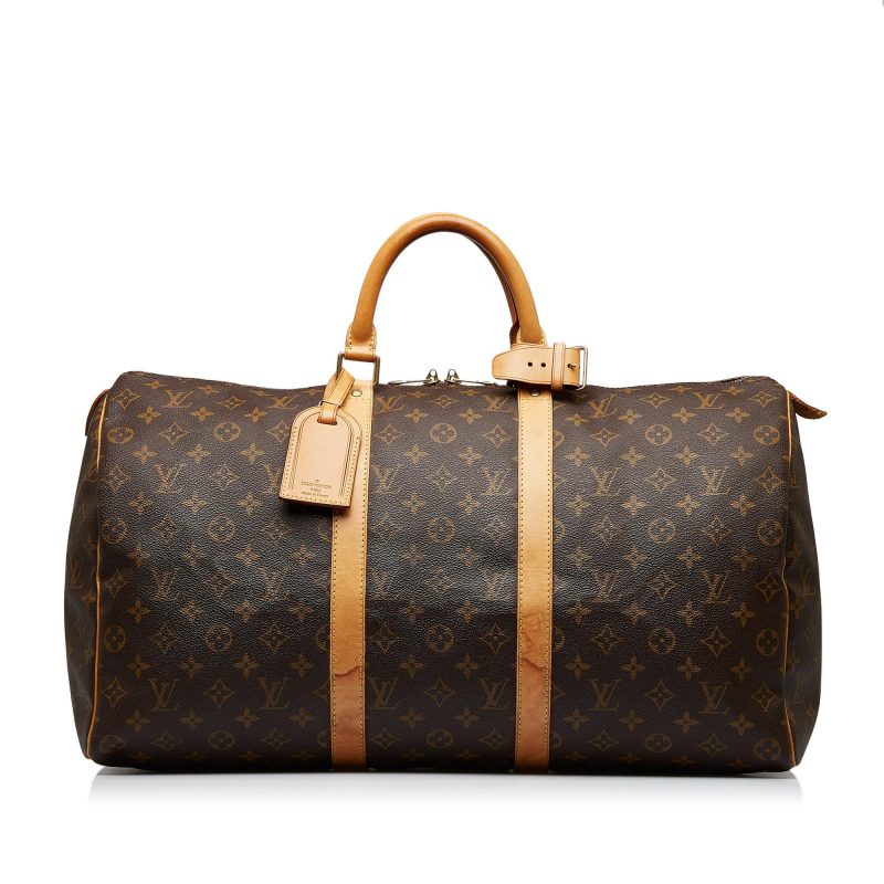 Louis Vuitton Monogram Keepall 50 (SHG-37vfEj) - Image 11