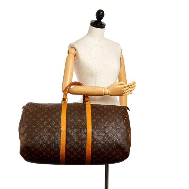 Louis Vuitton Monogram Keepall 55 (SHG-36328) - Image 4