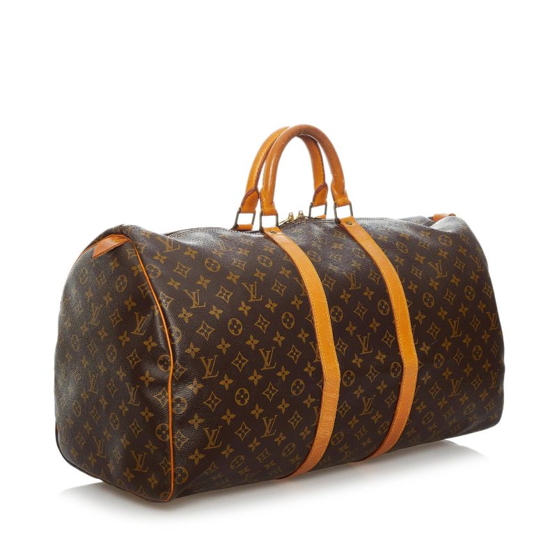 Louis Vuitton Monogram Keepall 55 (SHG-36328)