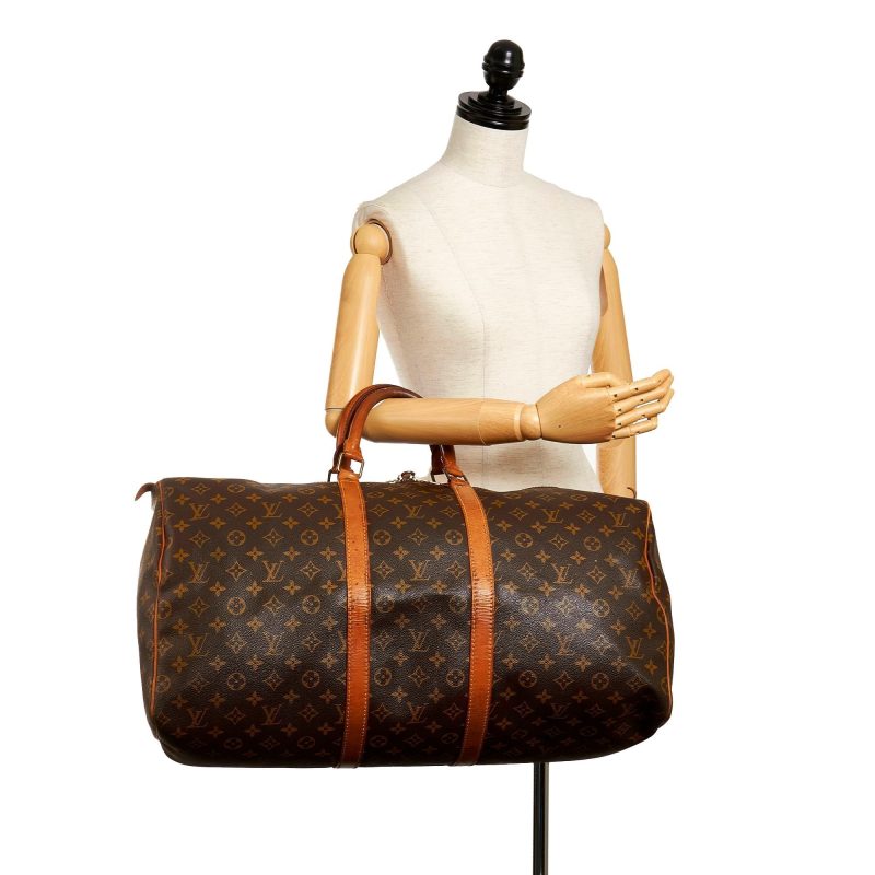 Louis Vuitton Monogram Keepall 55 (SHG-37699) - Image 4