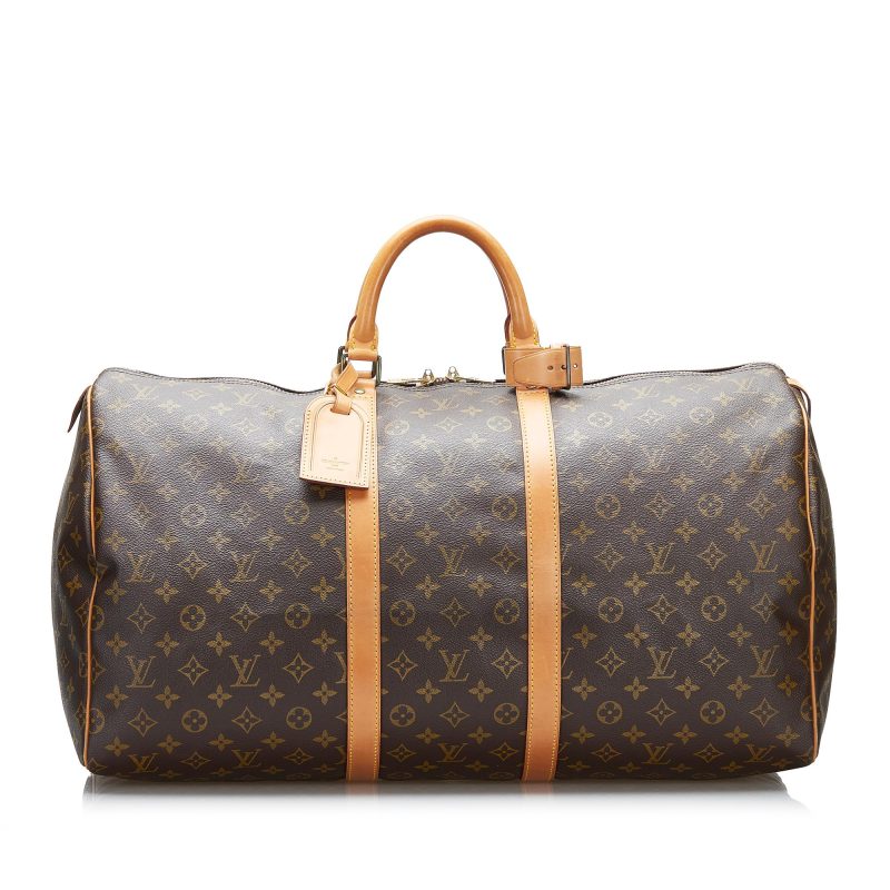 Louis Vuitton Monogram Keepall 55 (SHG-DcjLKU) - Image 12
